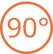 90 grados